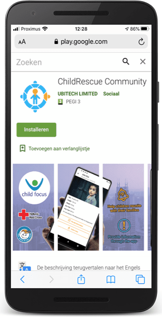 ChildRescue app