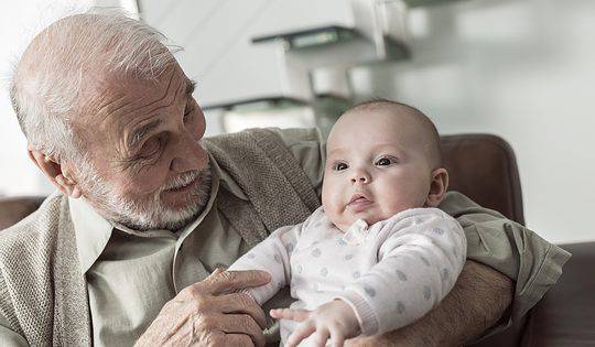 emoties rond grootouder worden
